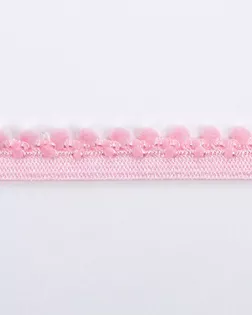 Резинка ажурная розовый 10мм 71,5% полиамид/28,5% эластан арт. ПРС-2683-14-ПРС0046369
