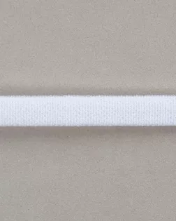 Резинка бретелечная белый 7мм 80,5% полиэстер/19,5% эластан арт. ПРС-2725-1-ПРС0046474