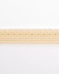 Резинка ажурная кремовый 10мм 71,5% полиамид/28,5% эластан арт. ПРС-2703-3-ПРС0046529