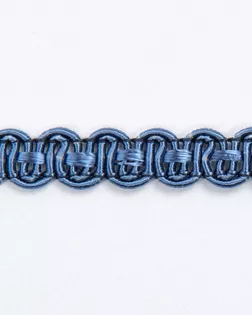 Тесьма отделочная голубой 8мм вискоза арт. ПРС-2746-3-ПРС0047070