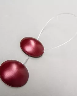 Подхват шторный с магнитом бордовый 25см пластик арт. ПРС-2946-6-ПРС0051038