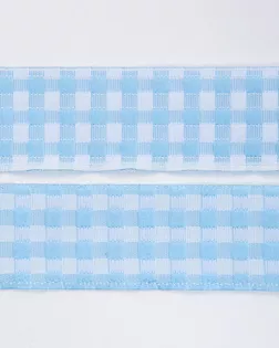 Тесьма жаккардовая голубой 20мм 100% полиэстер арт. ПРС-3263-1-ПРС0005286