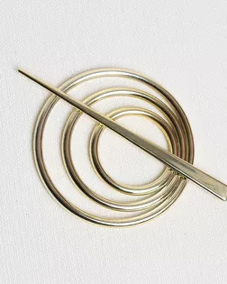 Подхват шторный золото 90мм пластик АВС арт. ПРС-3690-6-ПРС0055092