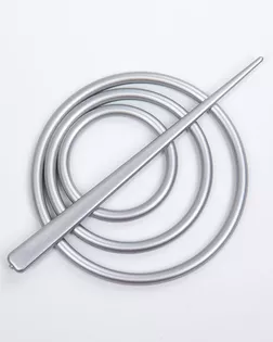 Подхват шторный хром матовый 90мм пластмасса арт. ПРС-3690-2-ПРС0055093