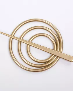 Подхват шторный золото матовое 90мм пластмасса арт. ПРС-3690-3-ПРС0055094