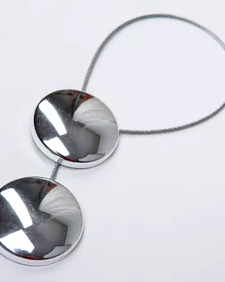 Подхват шторный с магнитом хром 45мм металл/пластмасса арт. ПРС-3684-4-ПРС0055112