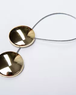 Подхват шторный с магнитом золото 45мм металл/пластмасса арт. ПРС-3684-6-ПРС0055115