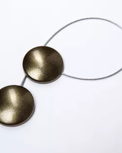 Подхват шторный с магнитом бронза 45мм металл/пластмасса арт. ПРС-3707-1-ПРС0055144