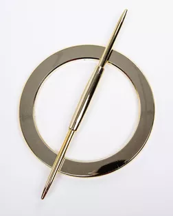 Подхват декоративный золото 120мм пластмасса арт. ПРС-3800-2-ПРС0006139