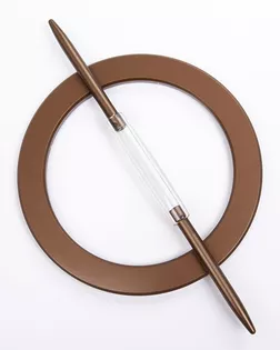 Подхват декоративный темная медь 120мм пластмасса арт. ПРС-3800-4-ПРС0006143