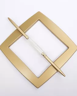 Подхват декоративный матовое золото 120мм пластмасса арт. ПРС-3801-1-ПРС0006149