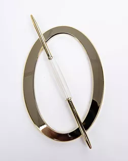 Подхват декоративный золото 170мм пластмасса арт. ПРС-3802-1-ПРС0006157