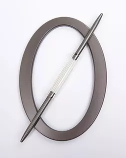 Подхват декоративный серый 170мм пластмасса арт. ПРС-3802-3-ПРС0006167