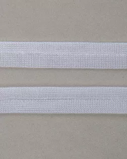 Бейка трикотажная белый 9мм 100% полиэстер арт. ПРС-4014-1-ПРС0008044