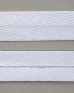 Бейка вискоза белый 20мм 100% вискоза арт. ПРС-4018-2-ПРС0008157