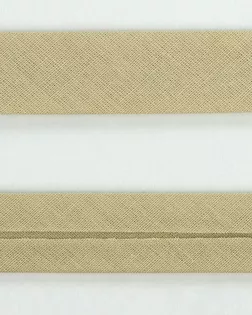Бейка хлопок бежевый 20мм 100% хлопок арт. ПРС-4019-9-ПРС0008403