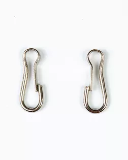 Карабин-крючок никель 36мм металл арт. ПРС-4043-1-ПРС0093009