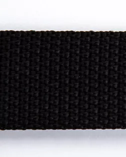 Лента ременная черный 25мм 100% полипропилен арт. ПРС-160-2-ПРС0010416