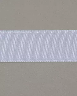 Лента атласная белый 20мм 100% полиэстер арт. ПРС-528-3-ПРС0015059