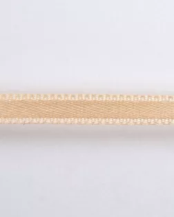 Лента атласная бежевый 6мм 100% полиэстер арт. ПРС-526-25-ПРС0015175