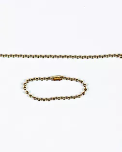 Цепочка-биркодержатель золото 100мм металл арт. ПРС-890-3-ПРС0031499