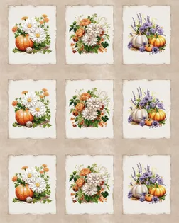 Рогожка 150 см набивная арт 904   рис 29353/1  "Винтажные открытки" арт. РЖК-368-1-1949.113