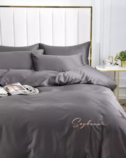 Сатин-Твил г/к air jet, шир.235см, пл.110гр, color.dark S8 (19-0506) чернильно-серый арт. СО-333-1-Б00100.006