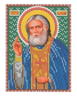 Рис. на ткани "Св. Серафим Саровский" арт. ПВБ-3-1-16789