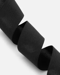 Резина вязаная ш.4 см; пл.16,28 гр/м.п.(25м) черный арт. РО-357-1-46787