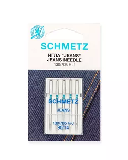 Иглы для джинсы Schmetz №90/14 арт. ИБД-14-1-42569 Иглы для джинсы Schmetz №90/14 арт. ИБД-14-1-42569