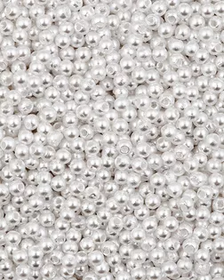 Бусы под жемчуг д.0,3см ~120гр ~1000шт (белый) арт. БЖР-71-1-41607.001