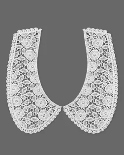Воротник плетеный из 2-х частей р.10х19,5см 10комп арт. ГВ-148-1-43788