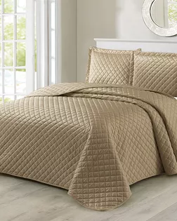 Покрывало 240*260 Браво + 2нав 50*70 м2006 коричневый 7008-07 арт. ТДИВН-3162-1-ТДИВН0134517