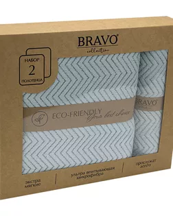 Набор полотенец НВ Крафт м0904_34 35*75+70*140 мятн арт. ТДИВН-4173-1-ТДИВН0141233