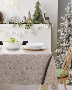 Скатерть К 140*220 жаккард Браво сиреневый арт 6 ИКР арт. ТДИВН-4982-1-ТДИВН0148057