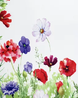 Скатерть К 140*180 печать Браво арт 2 Маки ИКР арт. ТДИВН-5535-1-ТДИВН0151996