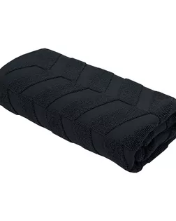 Махровое полотенце УЗБ Моноколор м7749_26 L 70*130 черн арт. ТДИВН-5466-1-ТДИВН0153131