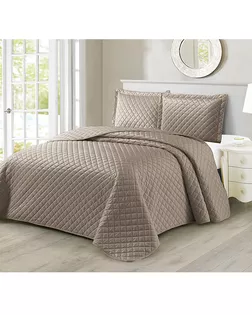 Покрывало 220*240 Браво + 2нав 50*70 м2004 мокко 7014-28 арт. ТДИВН-6465-1-ТДИВН0155346