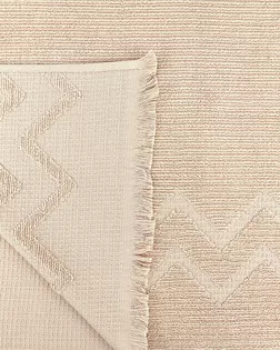 Махровое полотенце УЗБ Касан м7775_05 S 30* 60 беж арт. ТДИВН-6033-1-ТДИВН0157016