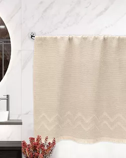 Махровое полотенце УЗБ Касан м7775_05 M 50* 80 беж арт. ТДИВН-6034-1-ТДИВН0157017