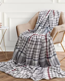 Покрывало 200*220 Happy Family велсофт Берберри арт. ТДИВН-6765-1-ТДИВН0160563