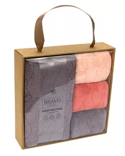 Набор полотенец НВ Спектр м9084_2 50*80 + 30*30х3шт арт. ТДИВН-6595-1-ТДИВН0161454