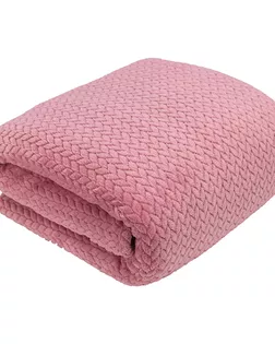 Покрывало 200*220 Happy Family велсофт Зигзаг г/к №21 брусничный арт. ТДИВН-6760-1-ТДИВН0162193