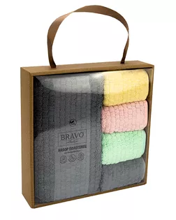 Набор полотенец НВ Фарбен м9075_3 50*90 + 30*30х4шт арт. ТДИВН-6913-1-ТДИВН0163600