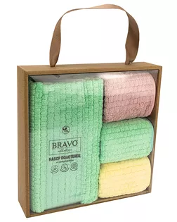 Набор полотенец НВ Гамма м9085_1 50*80 + 30*30х3шт арт. ТДИВН-6914-1-ТДИВН0163601