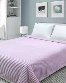 Покрывало 200*220 BRAVO велсофт Волна г/к №20 лиловый арт. ТДИВН-6928-1-ТДИВН0165244
