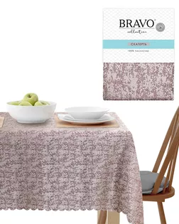 Скатерть К 140*180 жаккард Браво бордовый арт 3 ИКР арт. ТДИВН-3597-1-ТДИВН0137525