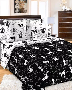 Котофей комп. 1 чер КПБ 1,5 спал 2 нав арт 1100ЛН арт. ТЕКСД-30007-1-ТЕКСД0030008