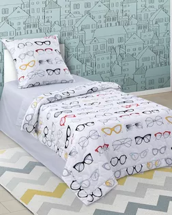 Очки Комплект для сна с одеялом 1,5 спал 2 нав 70*70 арт 1579П арт. ТЕКСД-27586-1-ТЕКСД0027587