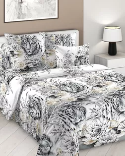 Белый тигр 1 сер КПБ 1,5 сп.  арт. 1800ПН арт. ТЕКСД-30129-1-ТЕКСД0030130